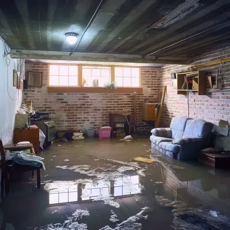 Flooded Basement Cleanup in Haywood County, NC